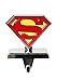 Superman Kurt Adler Logo Stocking Hanger, Silver