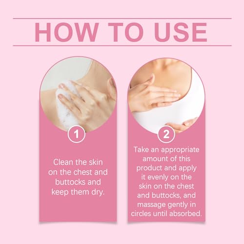 2PCS Boxiatil Brustpflegecreme und Brust Creme Brustvergrößerungscreme Pohebercreme Feuchtigkeitscreme für straffende heben Brust und Po Straffe pralle und voluminöse schlaffe Haut