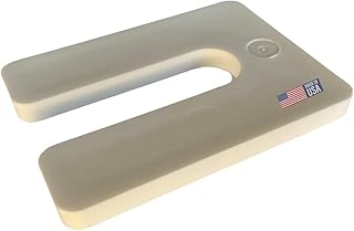 Glazelock GLZ26 Square Horseshoe Plastic Flat Shims White 250pc/box. 3/8