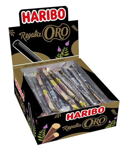 HARIBO REGALIZ ORO 1 caja de 75 sticks