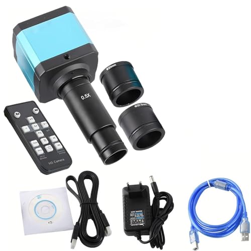 USB Microscope Camera 21MP con Microscope Camera HDMI/USB, Cámara Digital C Mount para Análisis Electrónico, Reparación De PCB Y Laboratorio Industrial