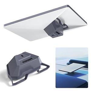 XLTTYWL Starlink Mini Mount, Premium Starlink Mini Standaard Mobiliteit Daksteun voor Mini Starlink Flat Standaard Schotel Past RV, Hout, Metaal, Kunststof of Slotted Voertuig Rails