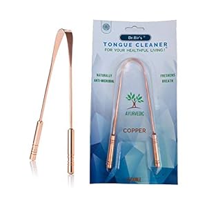 Dr Bir’s Koper Tong Schraper | Ayurveda Tongreiniger en Slechte Adem | Natuurlijk Anti-Microbial