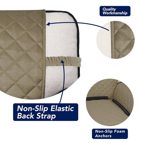 image for PureFit Reversible Quilted Sofa Cover, Water Resistant Slipcover Furni
