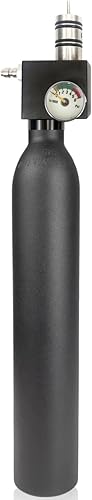 AIRMEGA Pcp Air Tank 0.5L Botella de aire de aluminio HPA Cilindro de tanque para pistolas de aire Paintball Caza para rifle CO2 pistola 4500psi con