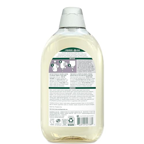 Detergente per bucato di settima generazione, ultra concentrato EasyDose, lavanda fresca, 652 g, 66 carichi (imballaggio può variare) - 2