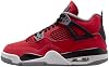 Nike Air Jordan 4 "Toro" Zapatos para Niños Grandes (Rojo Fuego/Negro/Gris Cemento/Blanco) 2