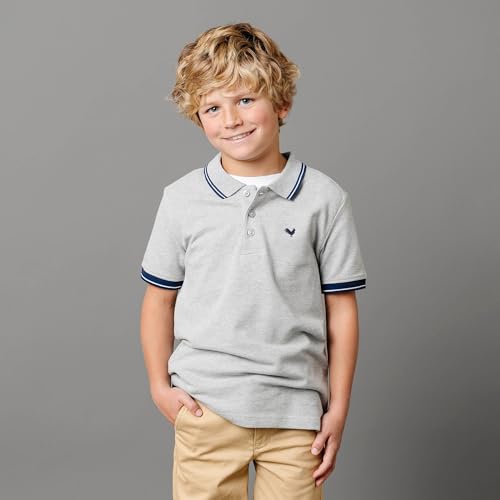 Hope & Henry Boys' Short Sleeve Polo Shirt2