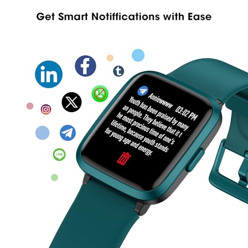 Livikey Fitness Tracker Watch With Heart Rate Monitor, Activity Tracker With Pedometer, Sleep Monitor, Calories & Step Counter, 5Atm Waterproof Smart Watch For Women Men Health Fitness Watch For Sports thumb #4