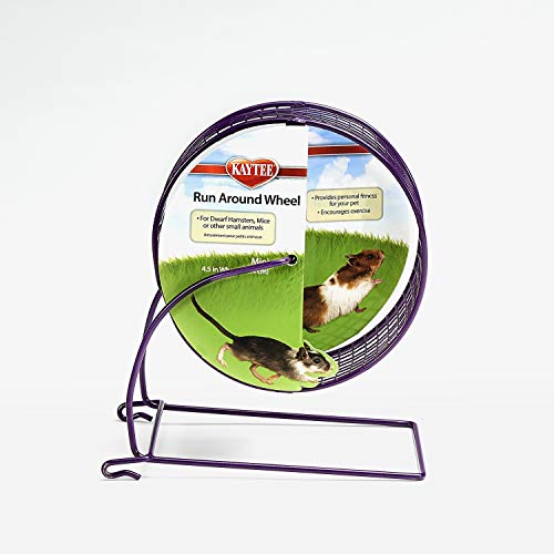 Kaytee Run-Around Exercise Wheel, Mini, 4.5", Colors Vary
