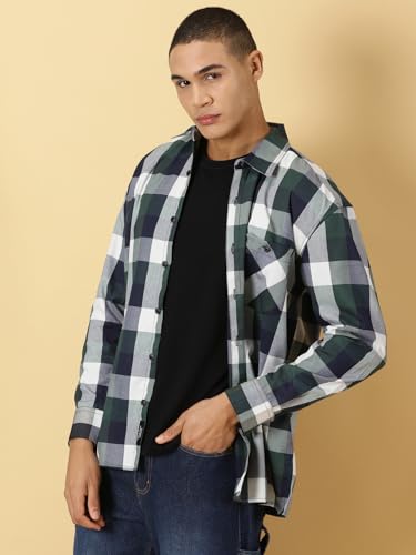 Image of Thomas Scott Men's Classic Tartan Checkered Shacket