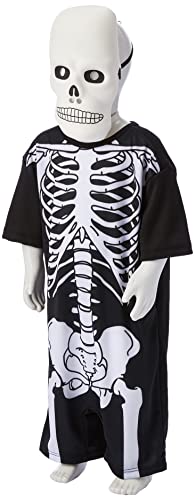 Fantasia Esqueleto Pop Infantil 910635-p Sulamericana Fantasias Preto/branco 3/4 Anos