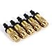 Geelyda 10 Pcs Adjustable Copper Spray Nozzle, Atomization Irrigation Sprinklers Watering Drippers Sprinklers Emitter Drip System On 1/4