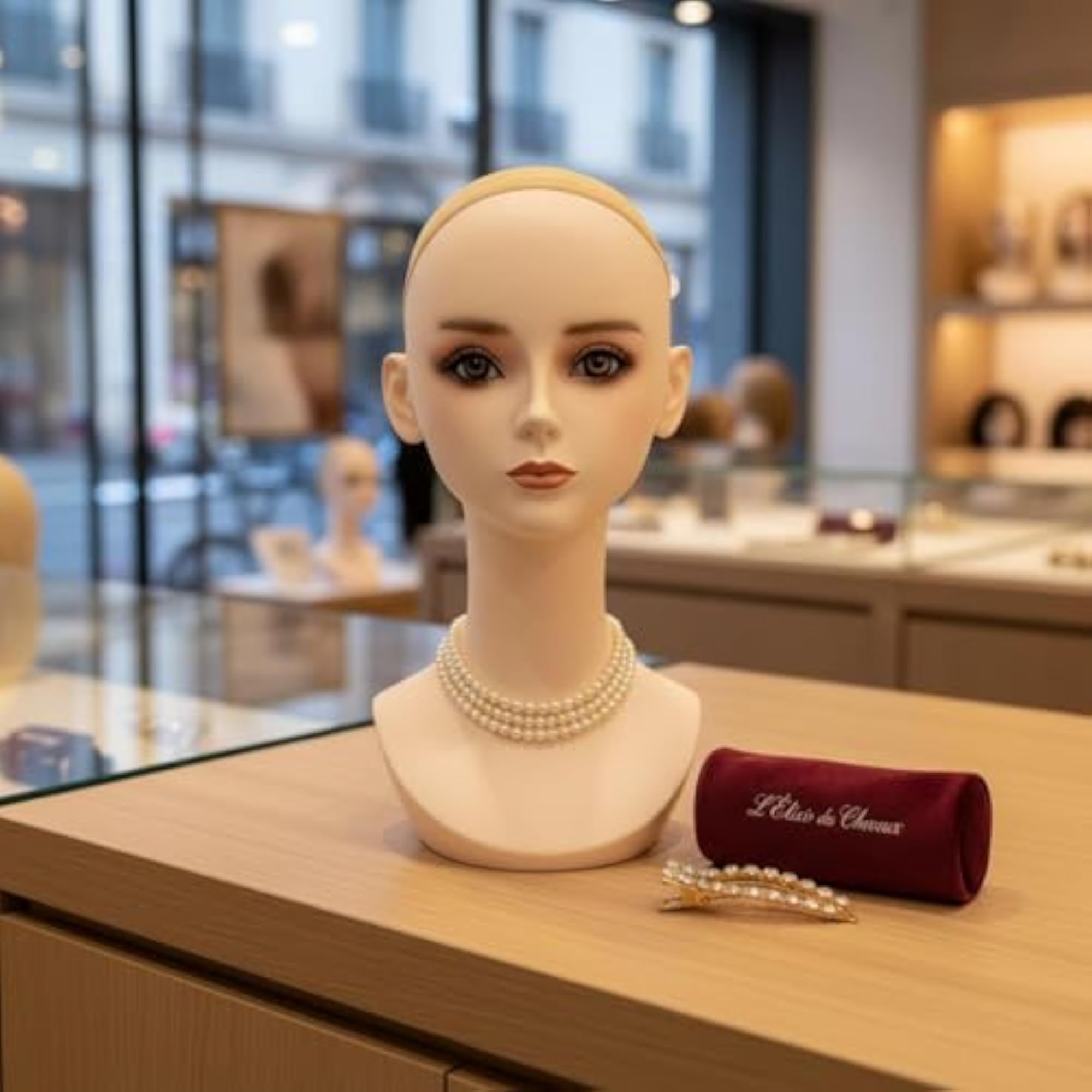 PVC Hairpiece Display Head, Factory Direct