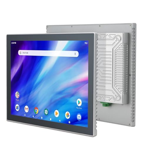 Image of 19 inch Touchscreen Monitor,Ratio 4:3 Wall Mounted Industrial Touch Screen Tablet with HD-MI Out,WiFi & BT,Build-in Speakers & VESA,Android 14 RAM 8G & ROM 128G Suitable for POS,Kitchen