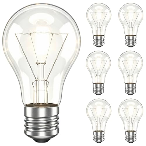 runquiz 100 watt Incandescent Light Bulbs, Rough Service Light Bulbs,