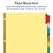 Avery 8-Tab Binder Dividers for School, Medical Office Supply, or Home Organization, Insertable Multicolor Big Tabs, 6 Sets (11111)