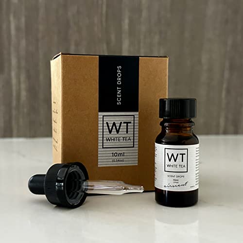 White Tea Aromatherapy Diffuser Oil - 10 mL Glass Dropper Bottle
