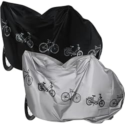 Forro Para Bicicleta Spinning Tekenewbse 2 Piezas Funda Bicicleta Exterior Impermeable, Funda Bici, Cubiertas para Bicicletas, Cubierta Impermeable para Bicicleta Protección UV Anti Polvo Lluvia, Cubierta Protector Impermeable