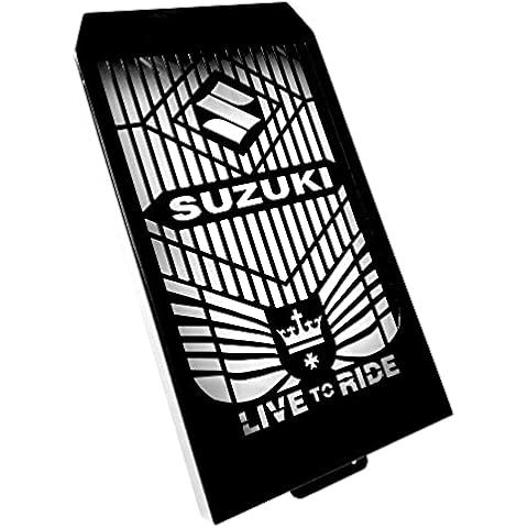 BM UK BLACK Motorbike Radiator Grill Cover Guard SUZUKI C1500T | C90T BOULEVARD | M1500 | VL1500 INTRUDER Motorcycle Radiator Grille Cover Protector Guard Cover