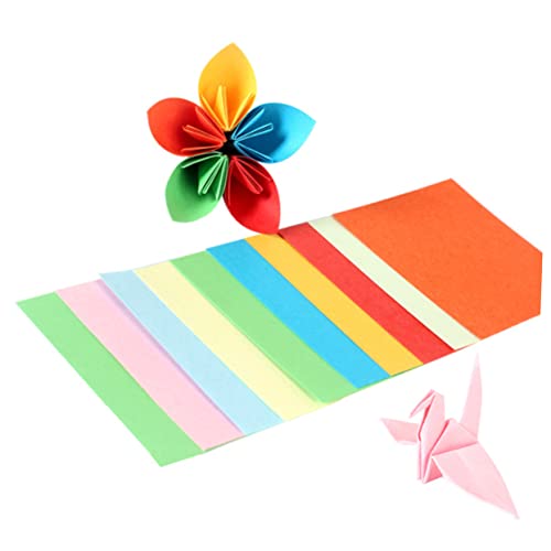 EXCEART 500Pcs Papel De Origami Para Papel Colorido Para Projetos De Origami Papel De Construção Ori