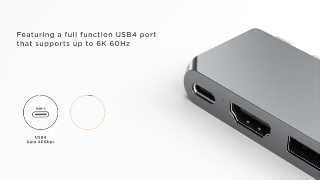 分配器・切替器 Satechi USB-C PRO HUB MAX 8in2 Satechi USB C Hub Multiport Adapter Pro Hub Max, USB4, USB-A Data