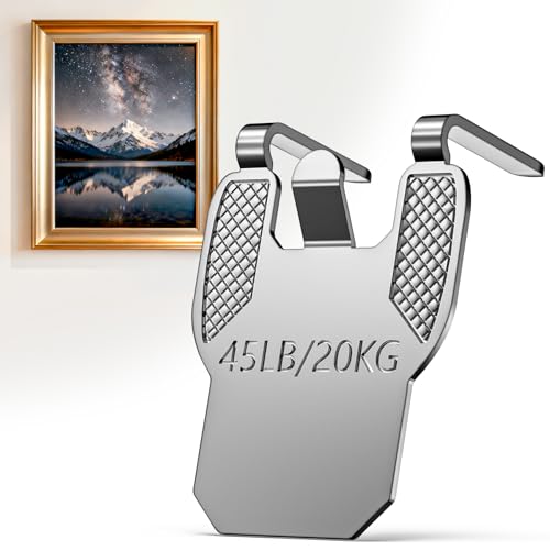 Image of Picture Hangers 10Pcs Picture Hanging Kit for Drywall Heavy Duty Claw Picture Hanging Hooks-No Damage, Easy Install Picture Hanging Hardware for Frames, Mirrors, Art & Home Office Decor