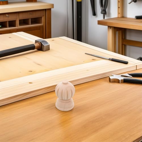 Madera tallada para barandilla para instalación DIY de escalera en casa 7