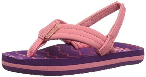 Reef Girls' Little AHI Sandal, chevron, 5-6 Medium US Toddler