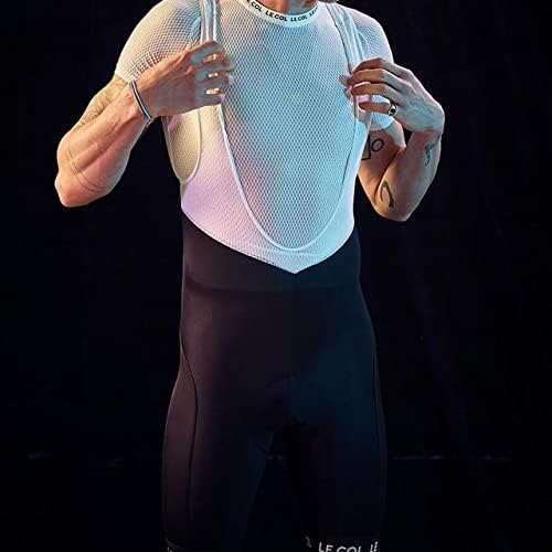 Miniatura 8 de Culotte corto deportivo con peto para hombre Pantalones cortos de ciclismo acolchados con inserciones de gel XS - 3XL