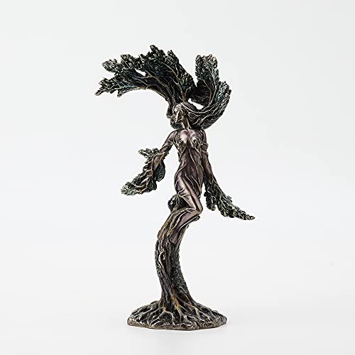 Estatua decorativa de resina bronce 25 cm