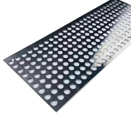 Panel perforado de acero inoxidable 304 para valla de balcón, 10 x 100 cm, resistente a la intemperie, diseño moderno, uso versátil