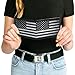 Buckle-Down Unisex-Adults Buckle-down Pu Bifold - American Flag Weathered Black/White Bi Fold Wallet, Multicolor, 4.0 x 3.5 US