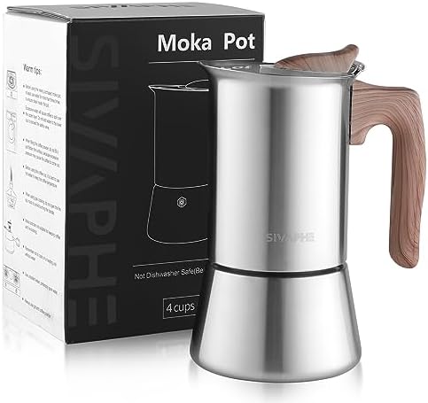 EDELSTAHL ESPRESSOKOCHER ESPRESSO Maker Espressokanne Kaffeekanne 6-12 Tassen EUR 15,99