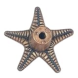 Set of 6 Coastal Collecton Starfish Drawer Knobs in Copper Patina