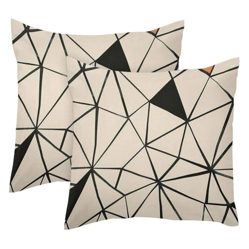 Housse de coussin velours 50x50cm géométrique au design texturé premium