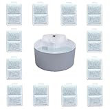 Amazinpure 12X Small Water Activated Carbon Filter Compatible With Whisker City Automatic Pet Fountain Free-fall fountain and Corner fountain, Whisker City 50 oz (small) and 150 oz (medium)
