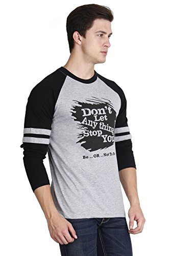 Image of FLEXIMAA Men's Cotton Round Neck Printed Full Sleeve T-Shirt