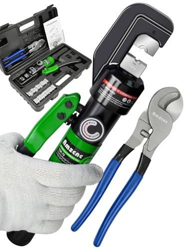 AMZCNC 8 Tons - Alicates de crimpado hidráulicos, 4-70 mm², alica...