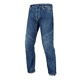 Tratamiento de deslavado Dainese 1755119_T17_38 Pantalones para moto, Azul (Blue Denim), 38