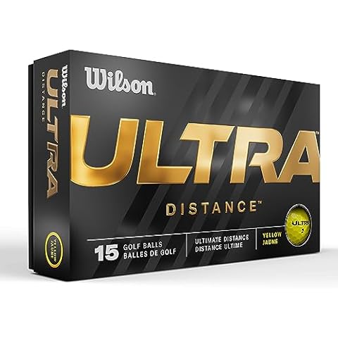 Wilson Ultra Distance Yellow Golf Balls Pack Cover