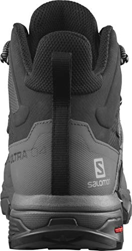 Image of Salomon Men's X Ultra 4 MID GTX Hiking Shoe, Black /Magnet /Pearl Blue, 12 Wide
