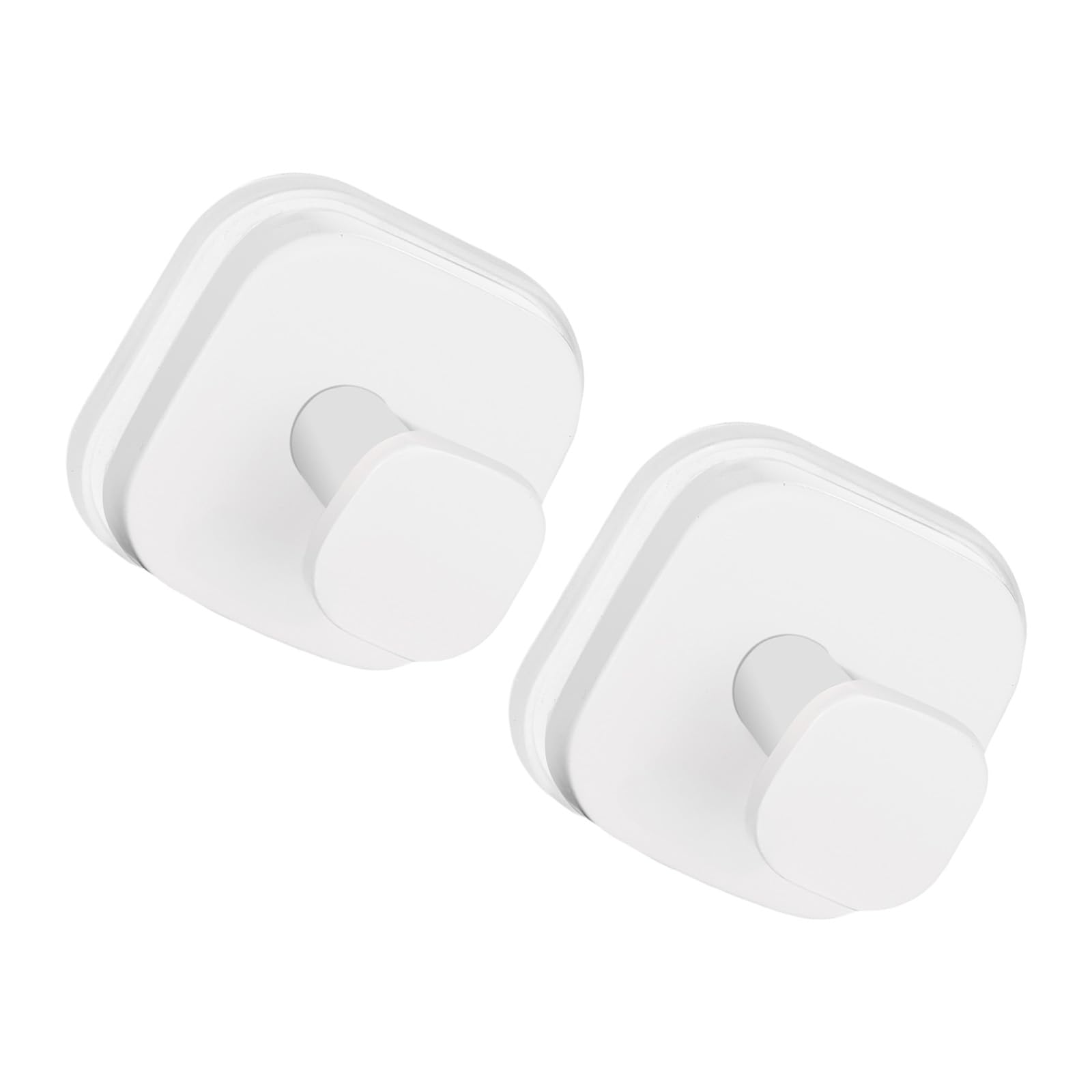 Msioytog White Stainless Steel Suction Hook For Bathroom Kitchen Adhesive Wall Hook Waterproof Rustproof Space Saving Suction