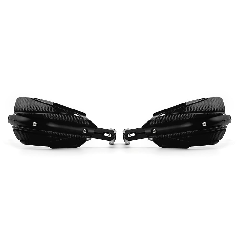 Motorrad Handschutz Universal 22mm 25mm 28mm Griffschutz Schild Motorrad Motocross Roller Winddichter Lenker Handschutz Schutzausrüstung (Schwarz)