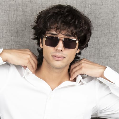 Image of Ted Smith Mens Womens Polycarbonate Uv Protection Metal Pilot Sunglasses