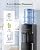 Euhomy Top Loading Water Dispenser for 3 & 5 Gallon Bottles, Hot & Cold Water Cooler with Warm Water, Child Safety Lock, LED Indicators, Top Load Water Cooler for Home & Office, Black