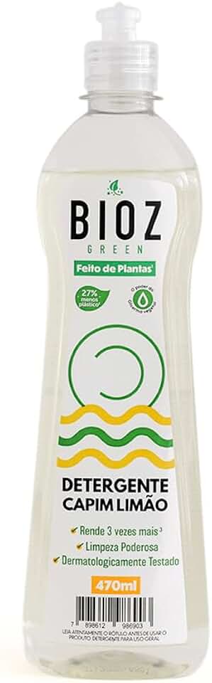 Bioz Green Detergente Capim Limão - Bioz 470Ml
