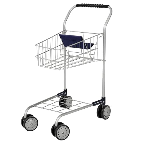 Sedile per bambole incluso Bayer Design 75001AA - Carrello della Spesa di Metallo per Bambini