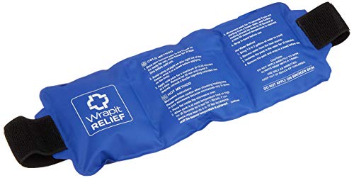 Wrapit Relief - Large Gel Ice Pack with Strap| Hot/Cold Pain Relief