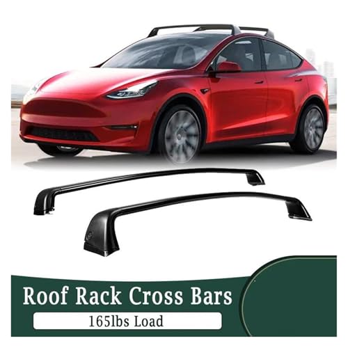 Barras de techo Tesla Model 3 de aluminio para equipaje y kayak 2